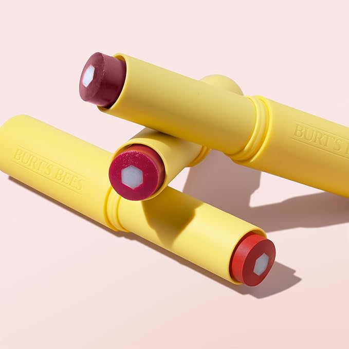 Burt’s Bees Back To School Gift Ideas, Tinted Boosted Balm, Misty Mauve, Hydrating Tinted Lip Balm with Vitamin C, E, and F Core, 24 Hour Lip Moisturizer, 100% Natural Origin, 1 Count, 0.16oz-Velvo Beauty