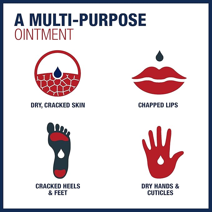 Aquaphor Healing Ointment, Advanced Therapy Skin Protectant, Multi-Purpose Healing Ointment and Body Moisturizer, For Dry, Cracked Skin, Minor Cuts and Burns, 14 Oz Jar-Velvo Beauty