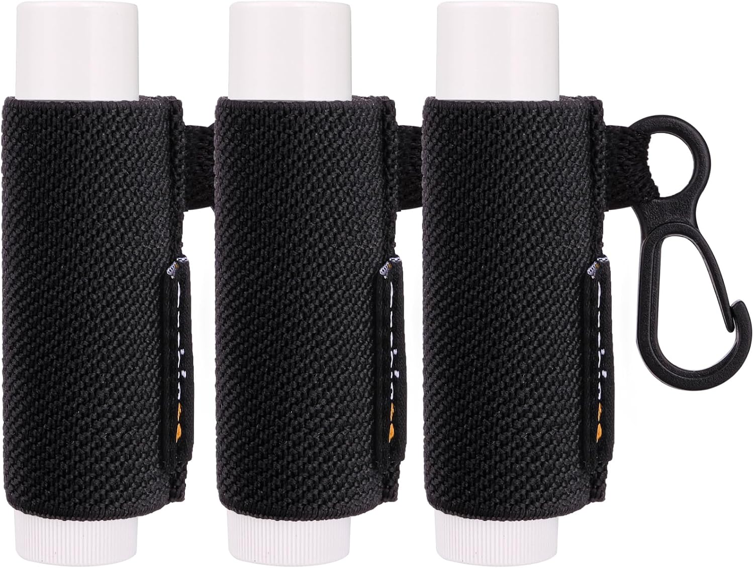 Lip Balm Keychain - Shinny Chapstick & Lipstick Holder - Tight Elastic Holder for Fat & Slim Lip Balms-Velvo Beauty