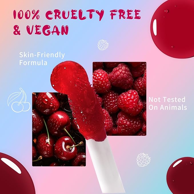 Lip Tint Stain, Long Lasting Korean Lip Stain Set, Non-sticky Waterproof Lightweight Lip and Cheek Tint, Moisturizing High Pigment Water Tint, Matte Finish Lip Tint-Velvo Beauty