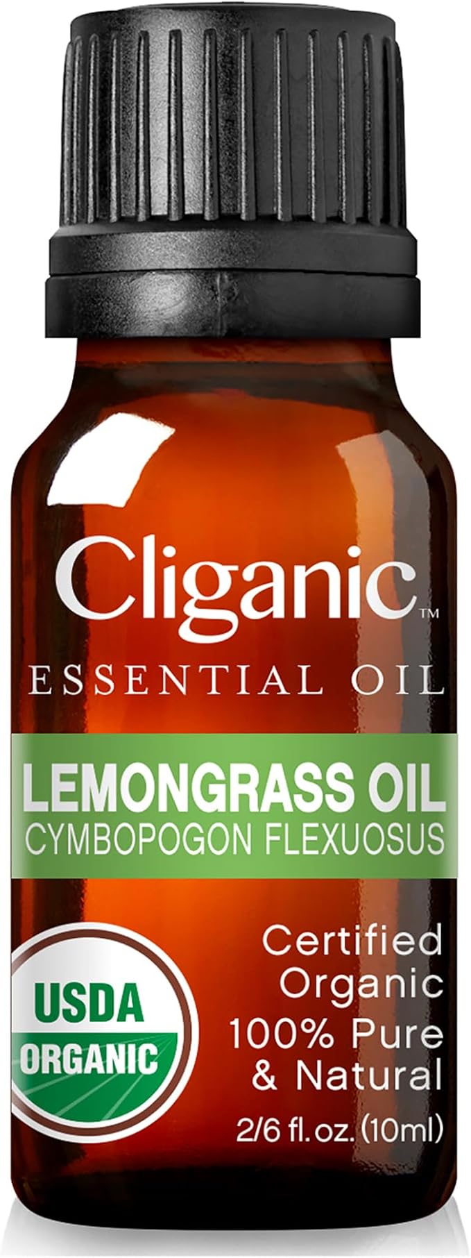 Cliganic USDA Organic Lemongrass Essential Oil - 100% Pure Natural Undiluted, for Aromatherapy Diffuser | Non-GMO Verified (Packaging May Vary)-Velvo Beauty