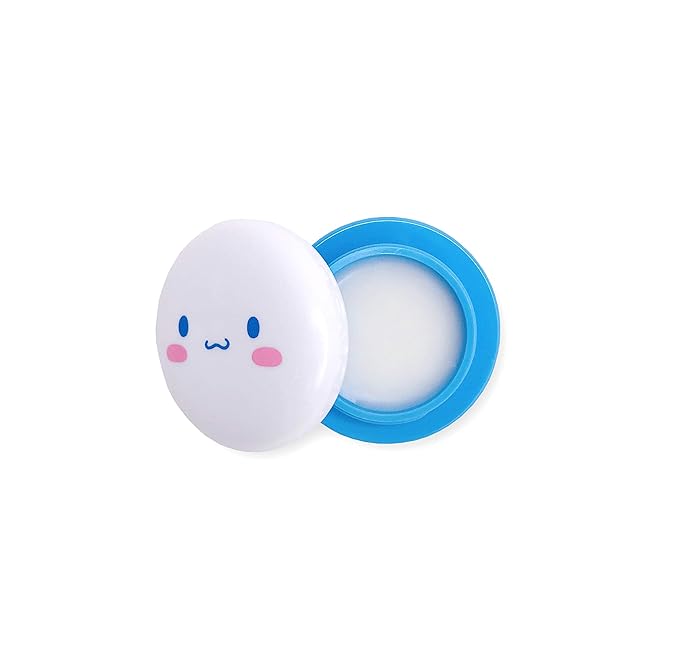 The Crème Shop x Sanrio Hello Kitty Macaron Lip Balm (Cinnamoroll) Korean Cute Scented Pocket Portable Soothing Advanced Must-Have on-The-go-Velvo Beauty