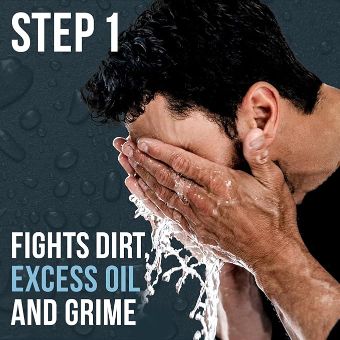 Daily Duo Skincare Set for Men | Includes Age + Damage Defense Moisturizer & Daily Power Scrub Face Wash-Velvo Beauty