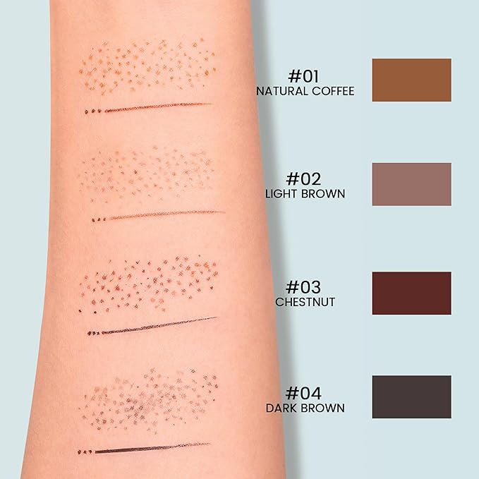 2-in-1 Dual Ended Microblading Freckle Pen & Freckle Stamp,Waterproof Freckle Stamp & Precise 15°Tip for Natural Lifelike Freckle Makeup,Perfect Make up,Last 24Hrs.-Velvo Beauty