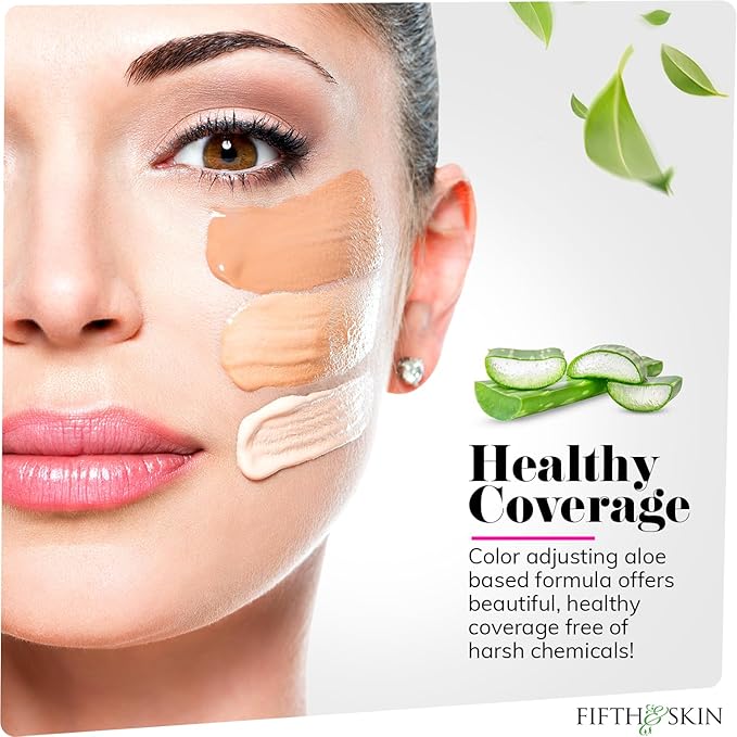 Fifth & Skin: Better’n Ur Skin Liquid Foundation (RICH TAN) - Natural, Organic, Vegan, Cruelty-Free - Gluten-Free Beauty with Buildable Coverage and Palm-Free Luxury - 1 oz-Velvo Beauty