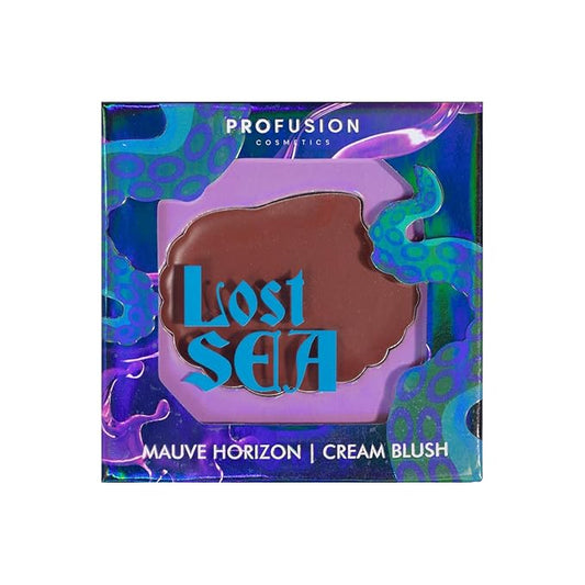 Profusion Cosmetics Sea Witch Cream Blush, Channel Your Inner Siren for Mesmerizing Look, Get Mermaid Glow and Achieve Stunning Cheek Color with Sea Witch Cream Blush (Mauve Horizon, 1)-Velvo Beauty