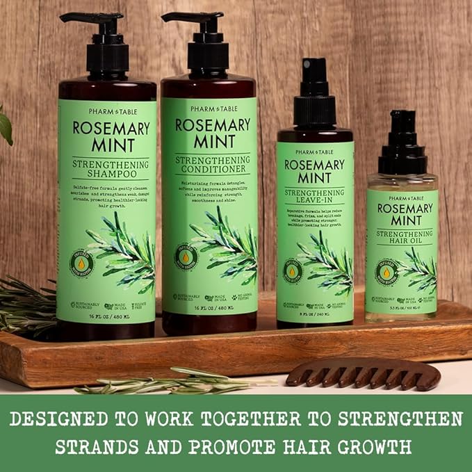 Leave In Conditioner Spray - Rosemary & Mint Scalp Treatment - Anti-Dandruff and Dry & Itchy Scalp treatment, Hydrating & Medicated Formula for Psoriasis and Scalp Care - Detangles & Nourishes Hair.-Velvo Beauty