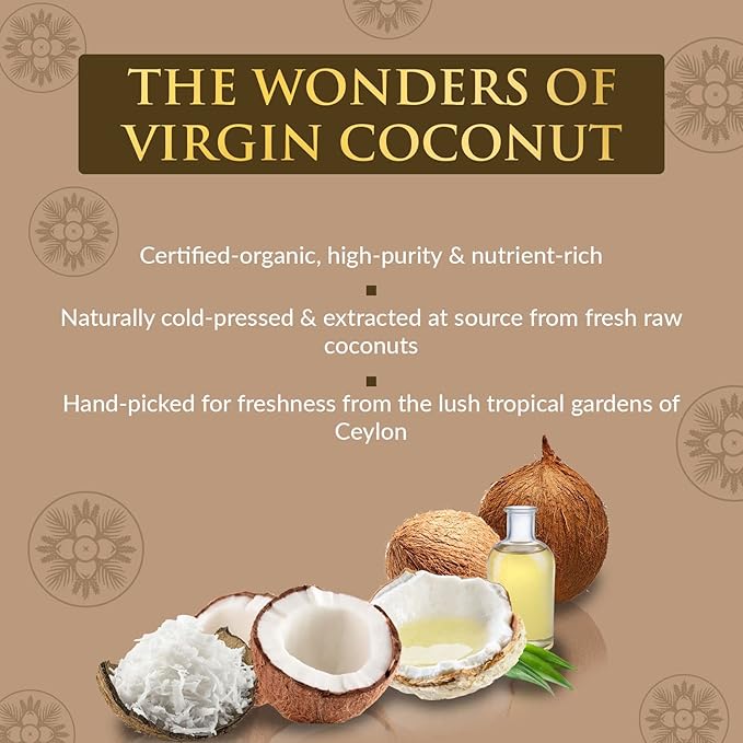 SPA CEYLON Virgin Coconut Hair Treatment Masque | Deep Conditioning | Hair Repair | 100% Vegan & Vegetarian | Best for Dry, Very Dry & Unruly Hair-Velvo Beauty