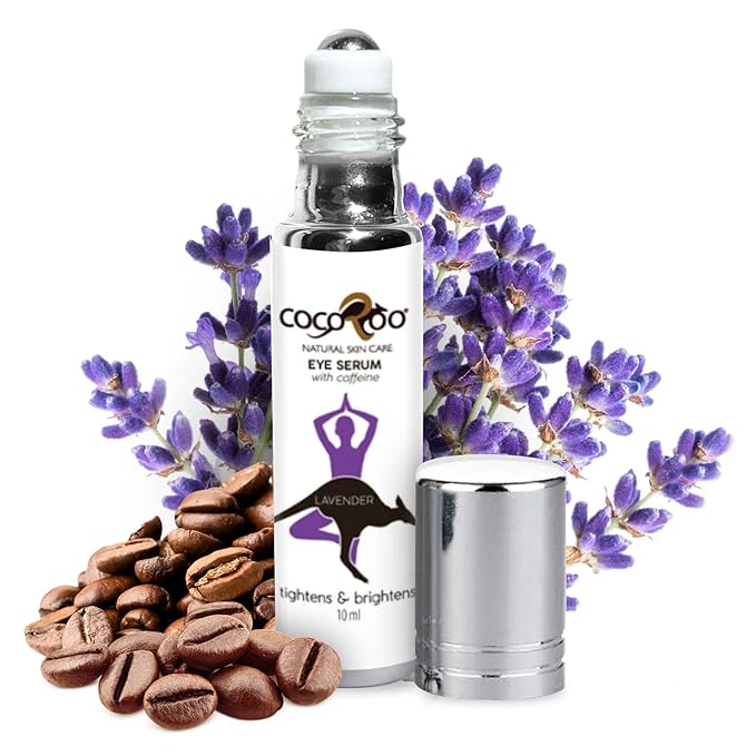 Caffeinated Eye Serum, Nutrient-Dense, 100% Pure, Natural & Vegan (Lavender)-Velvo Beauty