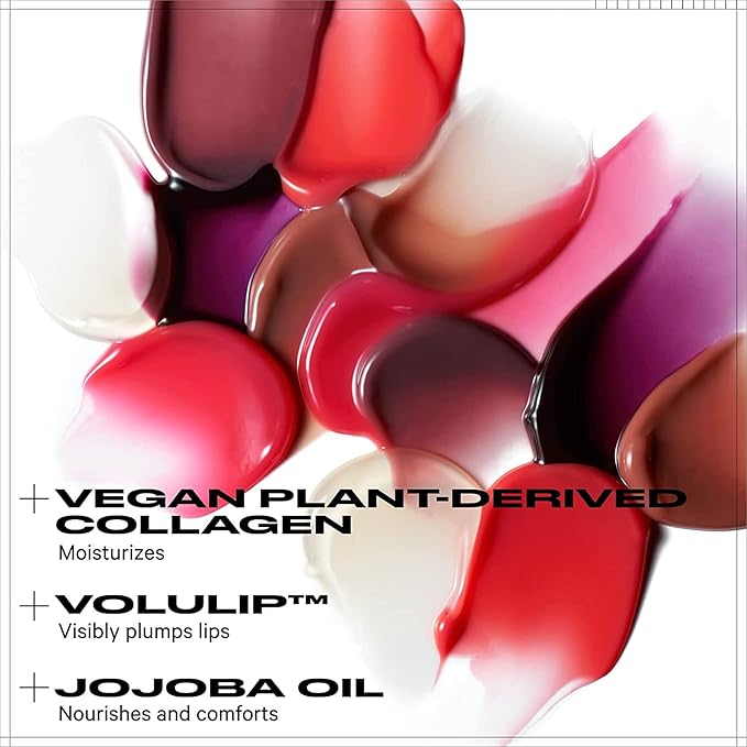 Milk Makeup Electric Glossy Lip Plumper, Pumped (Clear) - 0.3 fl oz - Hydrating Lip Plumper Gloss for Fuller, Smoother, Soft Lips - Vegan, Cruelty Free-Velvo Beauty