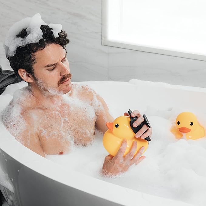 MANSCAPED® The Body Buffer Premium Silicone Scrubber for Nourishing, Cleaning & Exfoliating Your Skin - Lather Boosting Bristles with Ergonomic No-Slip Handle, Long-Lasting & Easy to Clean (1-Pack)-Velvo Beauty