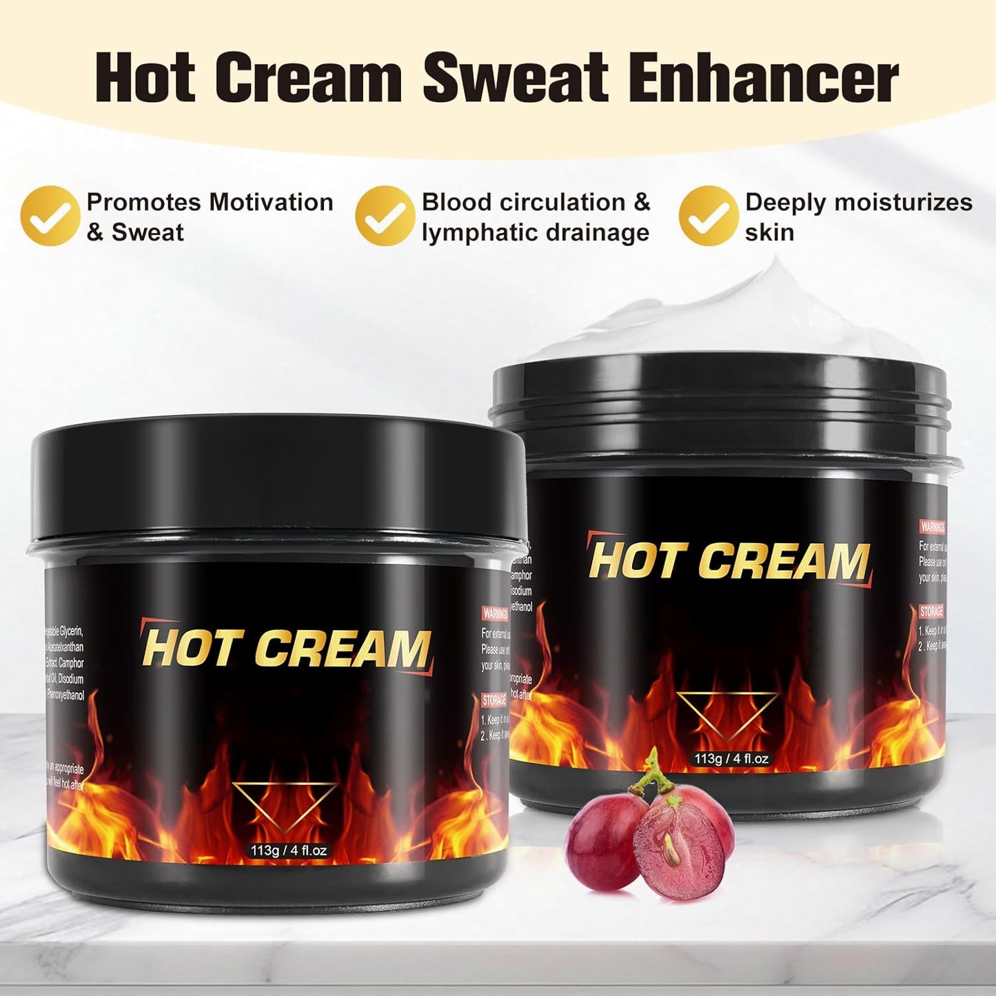 Hot Sweat Cream 2Pack for Women and Men-Velvo Beauty