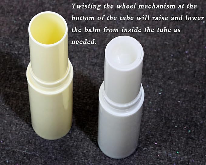 0.14oz Empty Flavored Lip Balm Container Tubes Plastic Homemade Moisturizing Lip Stick with Caps Bulk Fit for Women Adult DIY Making Supplies, 25 Count (Multicolor)-Velvo Beauty