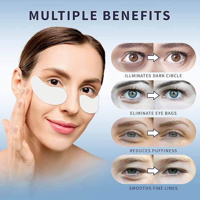 Under Eye Patches 5 Pairs Rreusable Under Eye Patches with Lifting Effect to Reduce Wrinkles and Fine Lines-Velvo Beauty