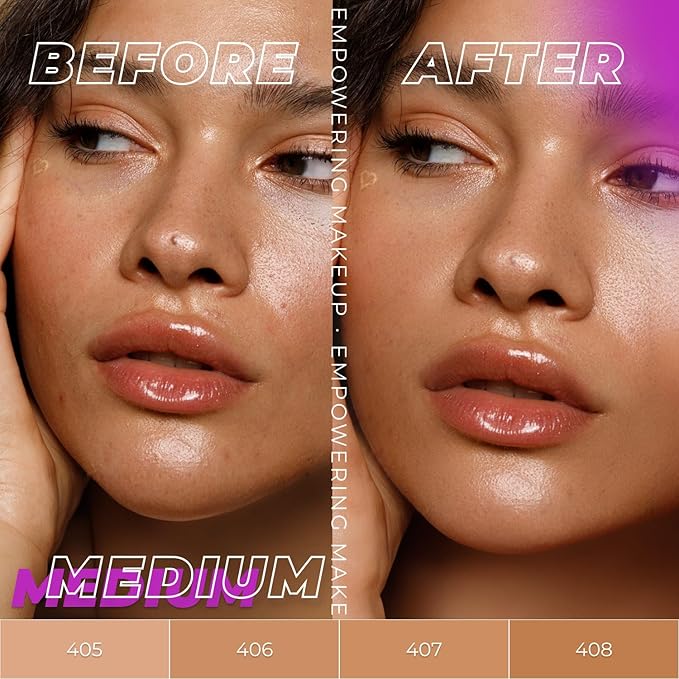 Lamel- Oh my Clear Face Foundation- SPF15-408 Golden | Contains tea tree extract and salicylic acid |Controls sebum production |Anti-blemish formula |SPF 15 |Oil free foundation | 40ml-Velvo Beauty