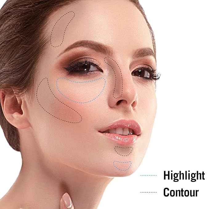 Sistar Shimmer Contour Palettes Define Natural Depth Lighten Darken Shading Bronzing And Highlighting-Velvo Beauty