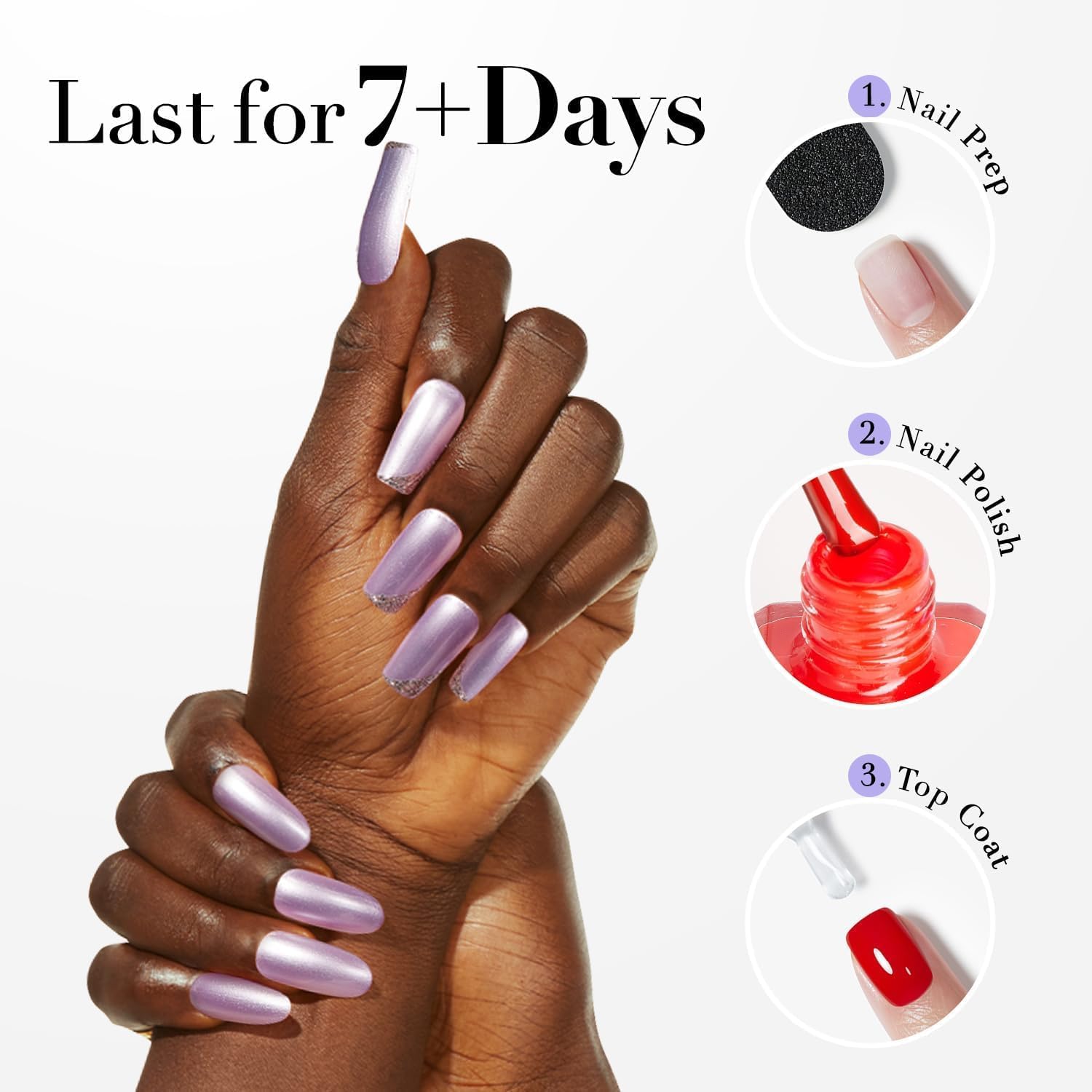 AZUREBEAUTY Blue Purple Violet Galaxy Quick Dry Complete Natural Super Lustrous Nail Enamel Polish,Professional for DIY Manicure and Pedicure at Home-Velvo Beauty