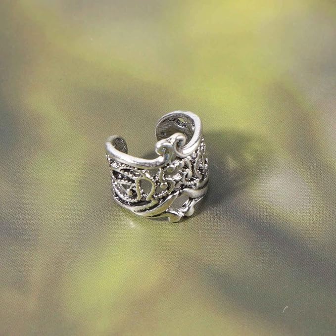 Boho Ear Cuff Earrings Silver Conch Ear Cuffs Earrings Helix Hoop Earrings Non Pierced Cartilage Earrings Jewelry for Women and Girls-Velvo Beauty