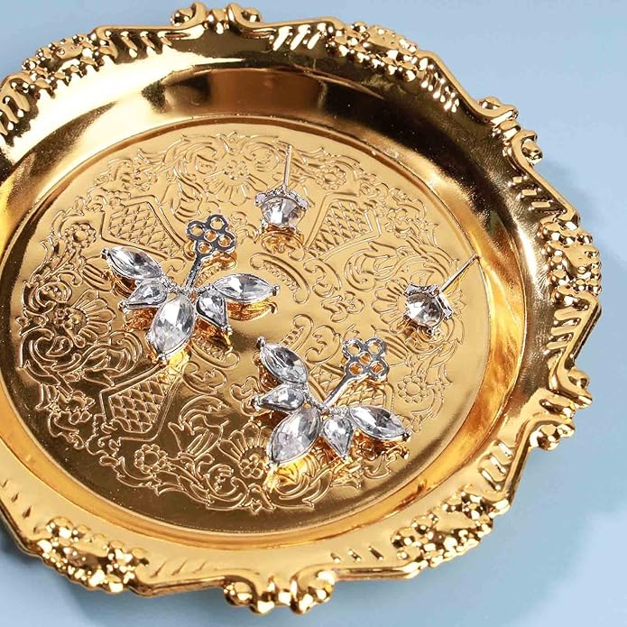 Boho Crystal Lotus Jackets Earrings Gold Crystal Studs Earrings Sparkle Rhinestone Ear Jackets Earrings CZ Ear Climber Earrings Wedding Earrings Jewelry for Women and Girls-Velvo Beauty