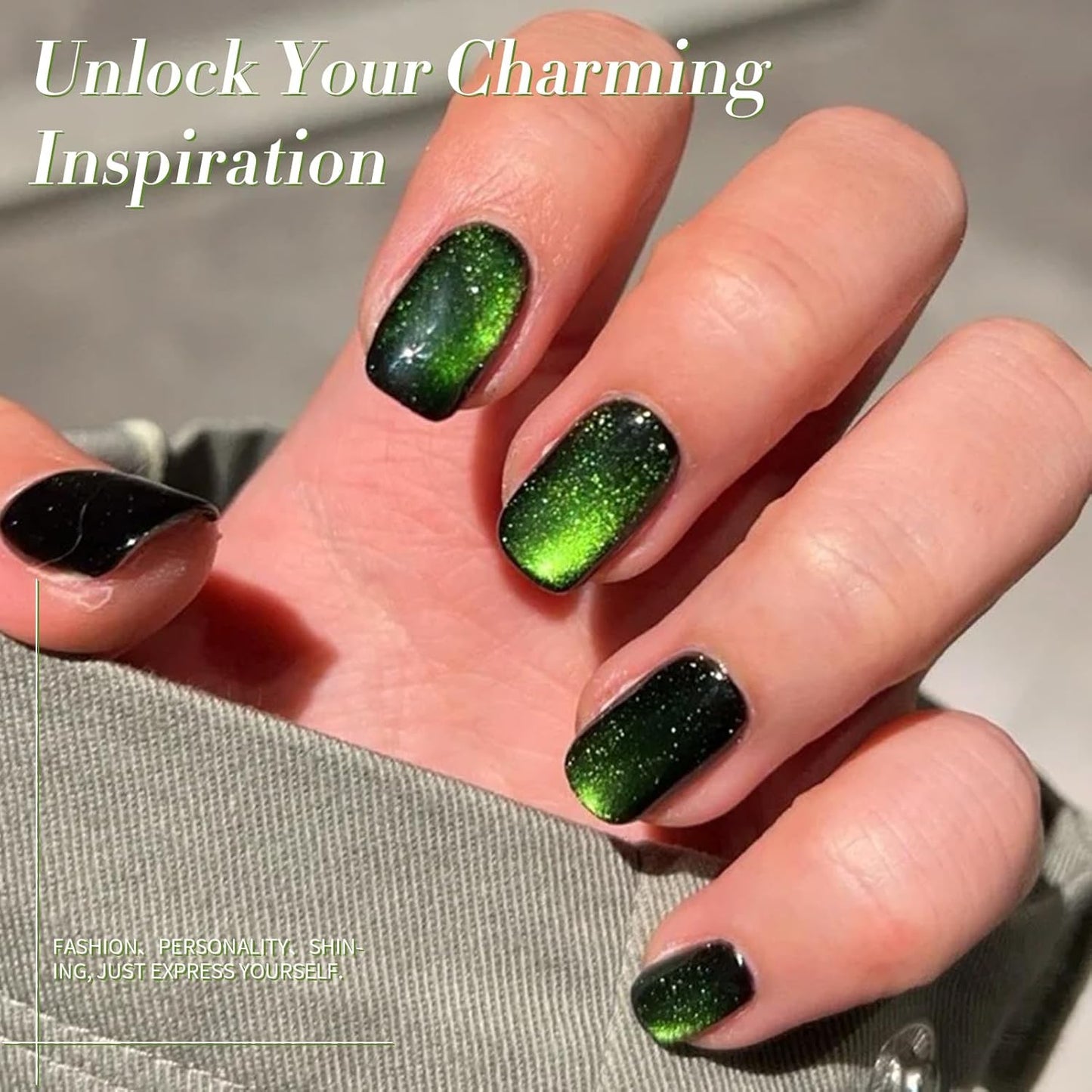 Born Pretty Cat Magnetic Gel Nail Polish 9D Wormhole Holorgraphic Cat Magnetic Eye Gel Polish U v Nail Gel Diy Art for Girls Women 15ML-Velvo Beauty