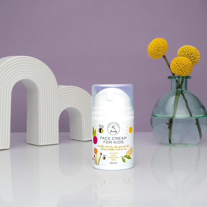 Award-Winning Kids Face Cream - Gentle & Calming Moisturizer with Natural Ingredients for Sensitive & All Skin Types - Fragrance-Free-Velvo Beauty