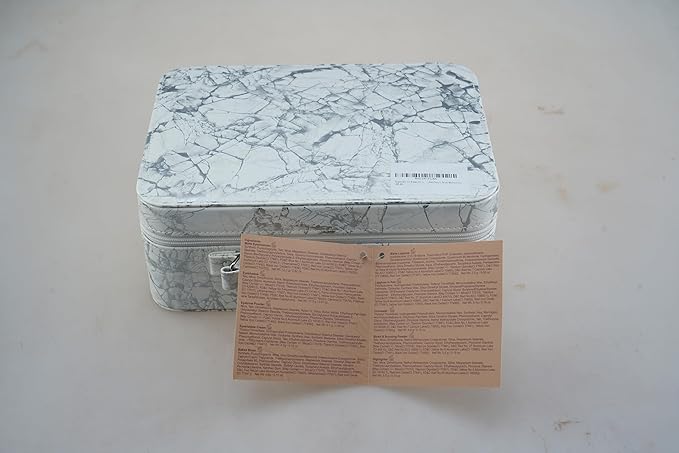 Makeup Kit for Women,All in One Makeup Gift Set for Girls in Cosmetic Train Case (White) With Mirror,Full Cosmetic Kit Includes Eyeshadow Palette,Lipgloss,Blushes,Pencil,Brush Applicators-Velvo Beauty