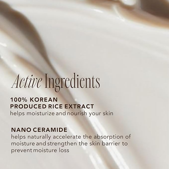 The Face Shop Rice Ceramide Moisturizing Cream - Rice Extract + Rice Bran Oil - Hydrating Targets Dryness, Brightening - Dermatologically Tested - Lightweight Moisturizer Face Cream - Korean Skin Care-Velvo Beauty