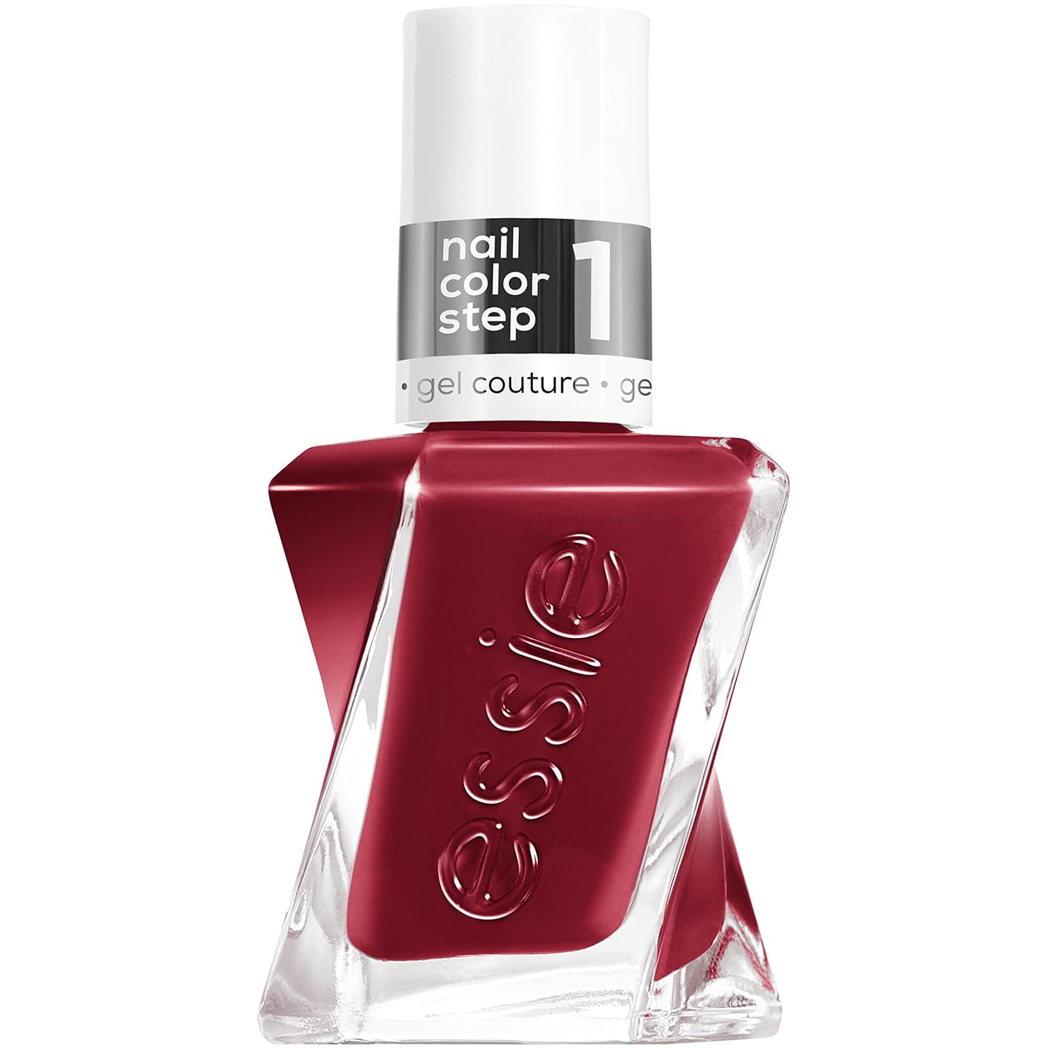 essie gel couture, Long-Lasting Nail Polish, 8-free Vegan, Fashion Freedom, Red, Put In The Patchwork, 0.46 fl oz-Velvo Beauty