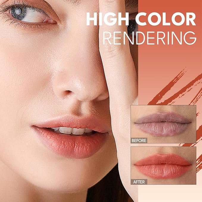 tinted lip balm, Conditioning & Nourishing Lip Balm, Matching concealer to cover lip lines and enhance color development- PINK NECTAR-Velvo Beauty