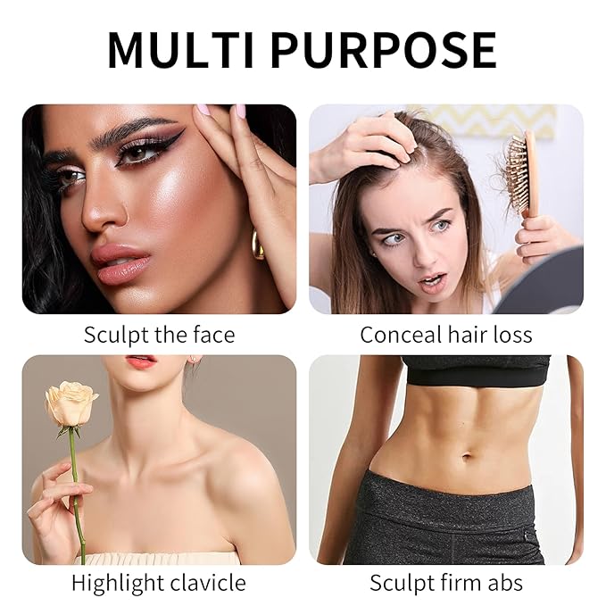 3Pcs Cream Contour Sticks Kit, Face Contouring Pen with Highlighter Stick, Blush Stick and Bronzer Contour Stick for Sculpt the Face, Create a Long Lasting, Matte or Dewy Finish (06)-Velvo Beauty