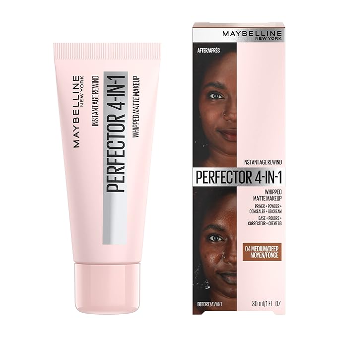 Maybelline Instant Age Rewind Instant Perfector 4-In-1 Matte Makeup, 04 Medium/Deep, 1 Count (Pack of 2)-Velvo Beauty