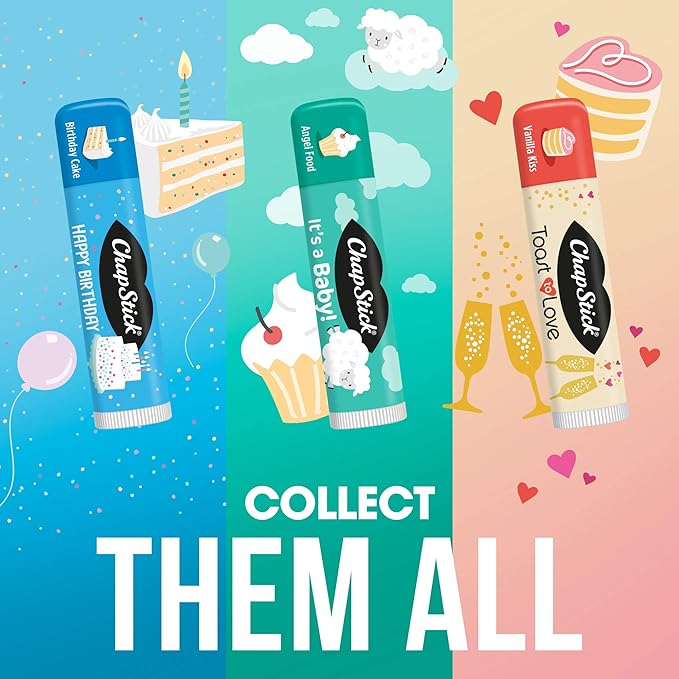 Chapstick Party Favor Lip Balm Gift Pack Toast to Love 10 Sticks 0.15 oz Each-Velvo Beauty