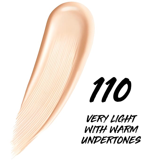 Maybelline Super Stay Up to 24HR Skin Tint, Radiant Light-to-Medium Coverage Foundation, Makeup Infused With Vitamin C, 110, 1 Count-Velvo Beauty