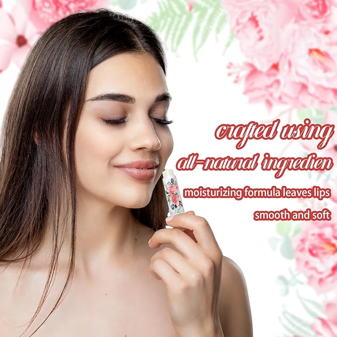 Dunzy 100 Pack Hello Fall Thanksgiving Party Gifts Bulk Lip Balms Favors Employee Appreciation Gifts Thank You Gifts Team Inspirational Gifts for Women Men Coworkers Satff Teachers(Flower)-Velvo Beauty