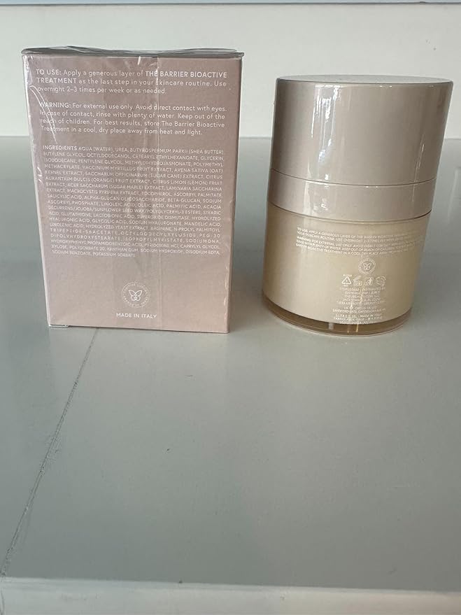 U Beauty BARRIER Bioactive Treatment - Night Cream Moisturizer for Face for Softer & Stronger Skin, Improves Rough, Dull Skin, Overnight Skin Barrier Cream with Urea, & Hyaluronic Acid - 1.7 fl oz-Velvo Beauty