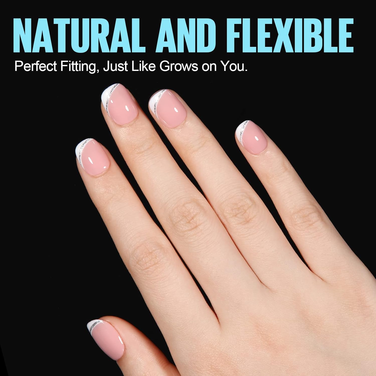 TOMICCA Extra Short Oval Nail Tips - 450Pcs Acrylic Nail Tips, 15 Sizes Fake Gel Tips, Double-sided Matte Full Cover Gel Tips for Nail Extensions-Velvo Beauty