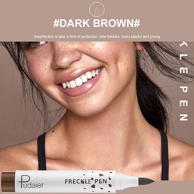 Freckle Pen 2 Colors Waterproof Lasting Natural Like Face Freckle Makeup Pen 2 Pcs 0.17 Fl Oz-Velvo Beauty