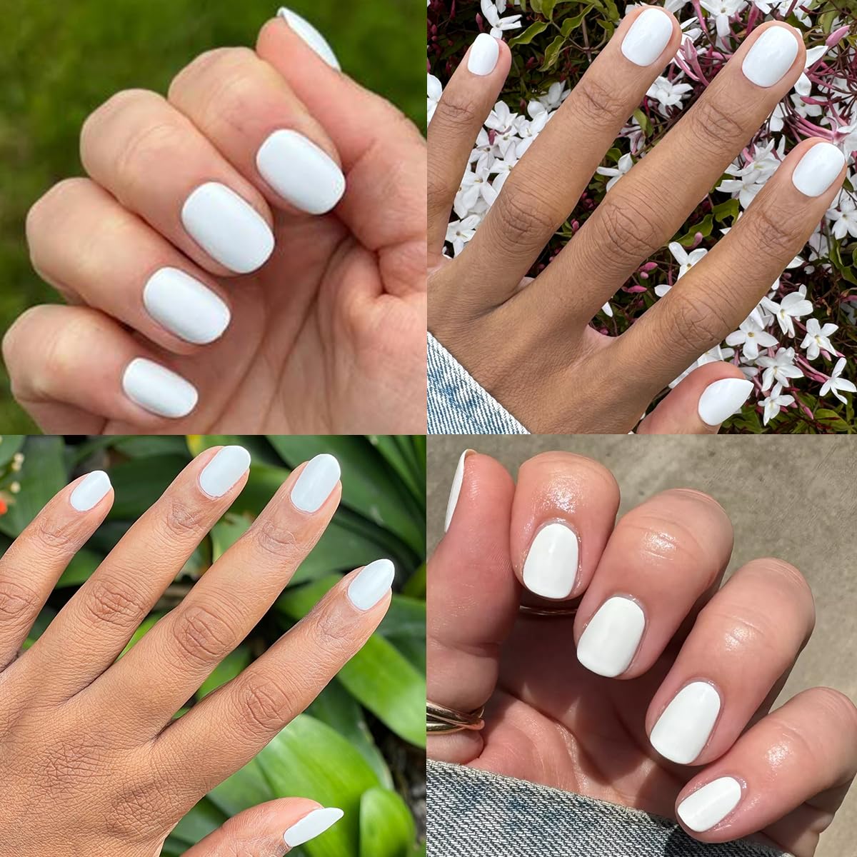 Olive & June Long Lasting Nail Polish | Plump, Gel-Like Finish No Lamp Needed | Lasts up to 10 days | Salon-Quality Color at Home | 15-Free, Vegan & Cruelty-Free Chip-Resistant Shine | HD Crisp White-Velvo Beauty