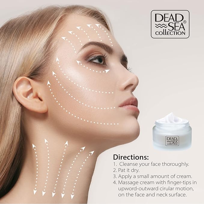 Dead Sea Collection Day and Night Cream Kit with Vitamin C - Anti-Wrinkle - Dead Sea Minerals - Nourishing, Moisturizer, Hydrating and Smoothing Face Cream (3.38 fl.oz)-Velvo Beauty