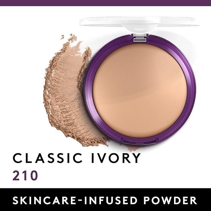Covergirl Simply Ageless Instant Wrinkle Blurring Pressed Powder, Classic Ivory, 0.39 Oz-Velvo Beauty