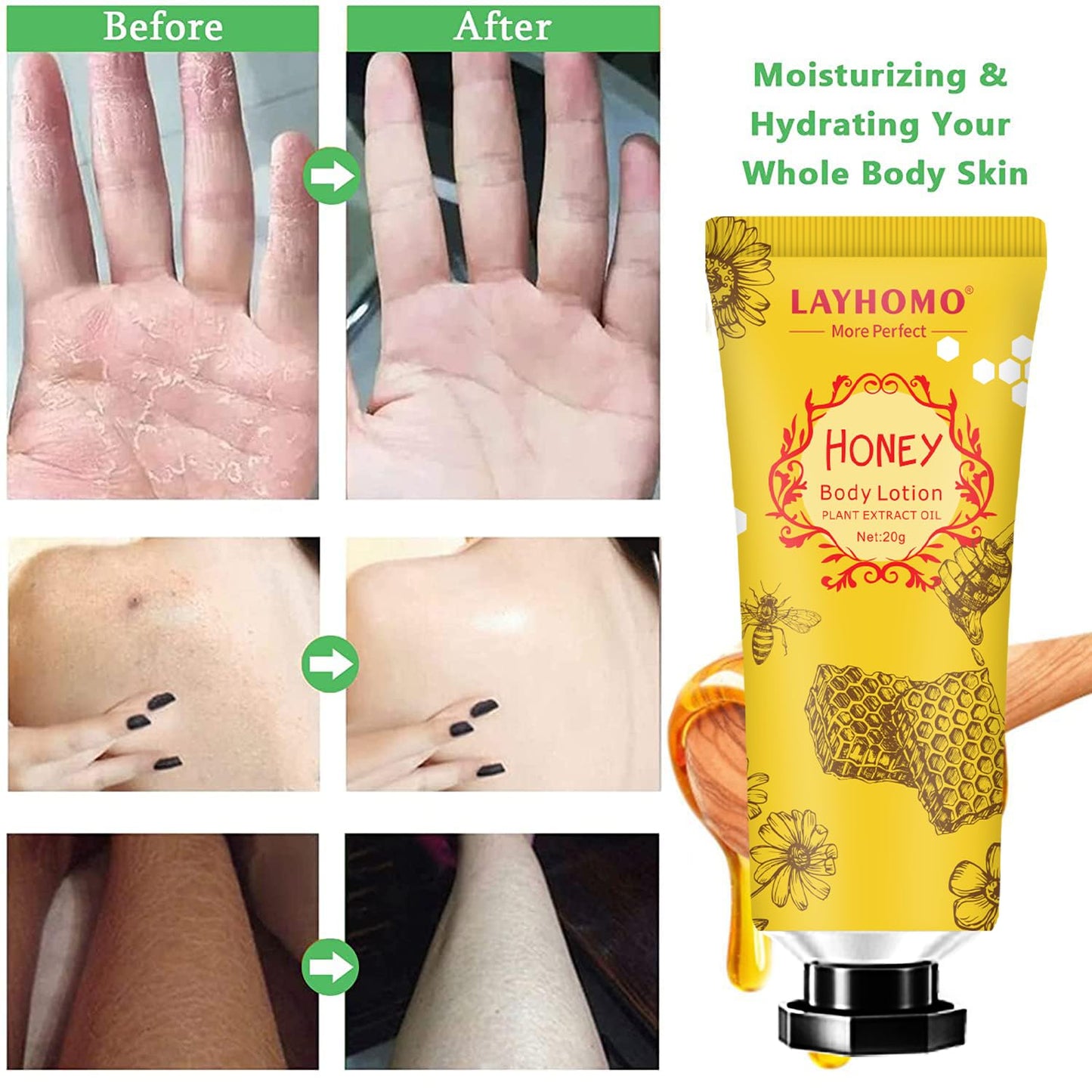 20 Pack Mini Body Lotion Gift Bulk for Dry Skin,Travel Size Small Body Cream With Shea Butter Natural Fragrance Moisturizing Body Lotion for Women Men,Stocking Stuffers Christmas Thank You Gift-Velvo Beauty