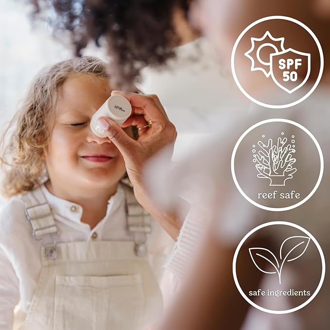 Roe Wellness- Kids Sunscreen Stick For Face & Body Sun Protoction | Reef Safe, Clean Ingredients (SPF 50 Roll-on Stick)-Velvo Beauty