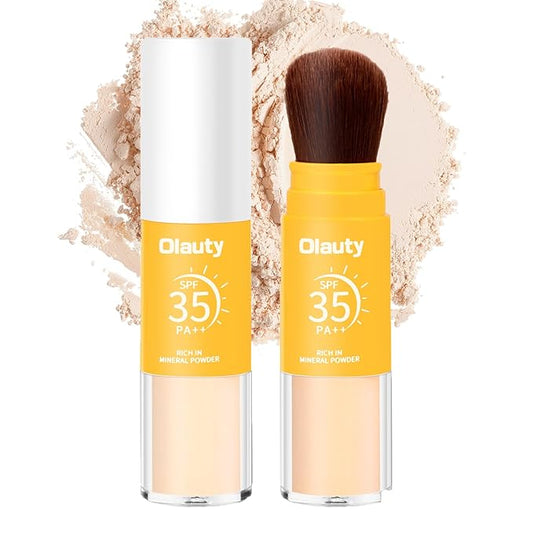 Mineral Setting Powder, Matte Oil Control Mineral Brush Powder for Face, Natural Translucent Loose Setting Powder, Lasting Lightweight Breathable Face Powder for All Skin (Translucet, 8g)-Velvo Beauty