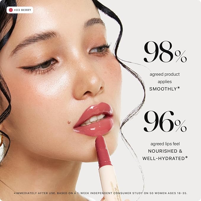 Nature Republic HONEY MELTING LIP (03 BERRY) SOFT LIP STICK, Hydrating Gloss, Moisturizing balms, Sheer tint, Shine & Glowy Finish, korean make up-Velvo Beauty