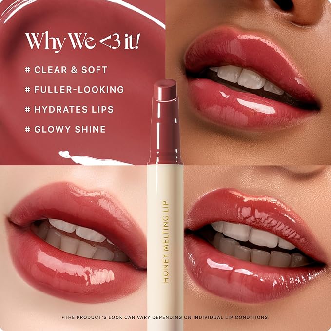 Nature Republic HONEY MELTING LIP (05 PLUM) SOFT LIP STICK, Hydrating Gloss, Moisturizing balms, Sheer tint, Shine & Glowy Finish, korean make up-Velvo Beauty