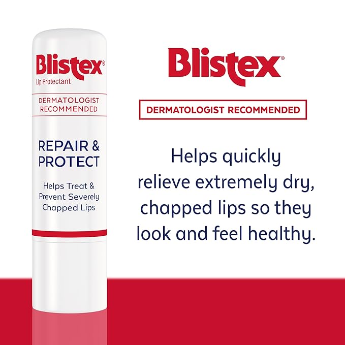 Blistex Repair & Protect Lip Balm, Lip Treatment, Severe Chapped Lip Prevention-Velvo Beauty