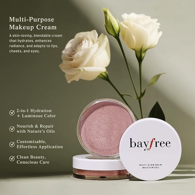 Multi Glow Balm, Cream Blush for Cheeks, Blush Balm Face Makeup, Radiant Finish, Hydrating, Creamy, Lightweight & Blendable Color, Face Makeup.63 Oz-Velvo Beauty