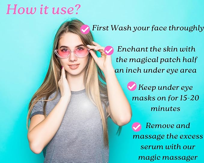 Under Eye Patches, Eye Masks, Under Eye Patches for Puffy Eyes and Dark Circles, Under Eye Mask, Under Eye Patches Dark Circles-Velvo Beauty