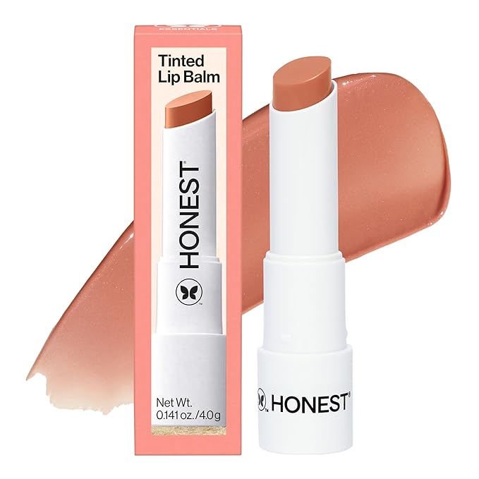 Honest Beauty Tinted Lip Balm | Antioxidant-rich Acai Extracts + Avocado Oil | EWG Certified, Vegan, Cruelty Free | Lychee Fruit-Velvo Beauty