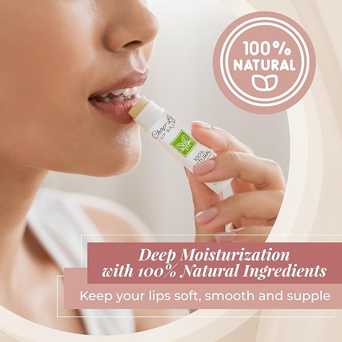 100% Natural Lip Balm Set - Hydrating and Moisturizing Beeswax Natural 4 Flavor Assortment - Lip Moisturizer for Dry Lips - Cocoa Butter - Petroleum Free Pack of 24-Velvo Beauty